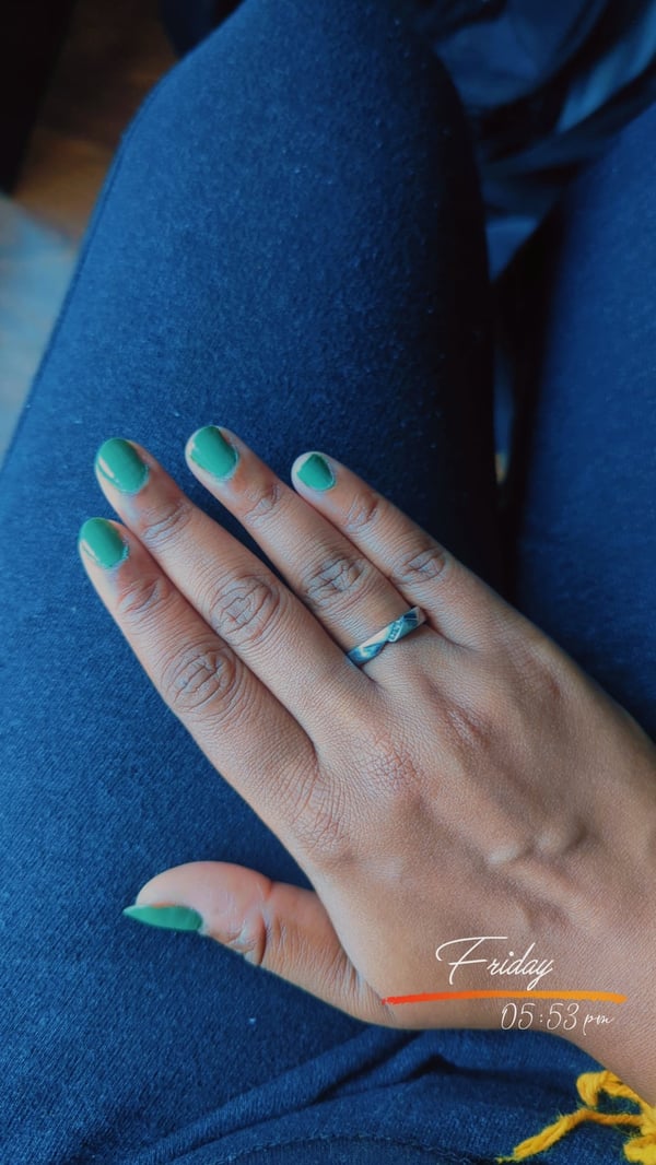 Picture by okthanksbye- saying 'Do You Think This Nail Shape And Colour Suits My Hands?'