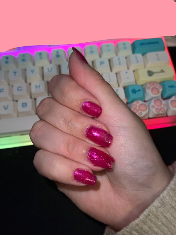 Picture by vbuniv showing 'Got A Few Rude Comments Yesterday About My First Ever Nails Lol But I Wanted To Try Again And Id Like To Say They Arent As Bad As The First Ones Maybe… I Have Super Shaky Hands So Its Hard To Put Nail Polish' number 2