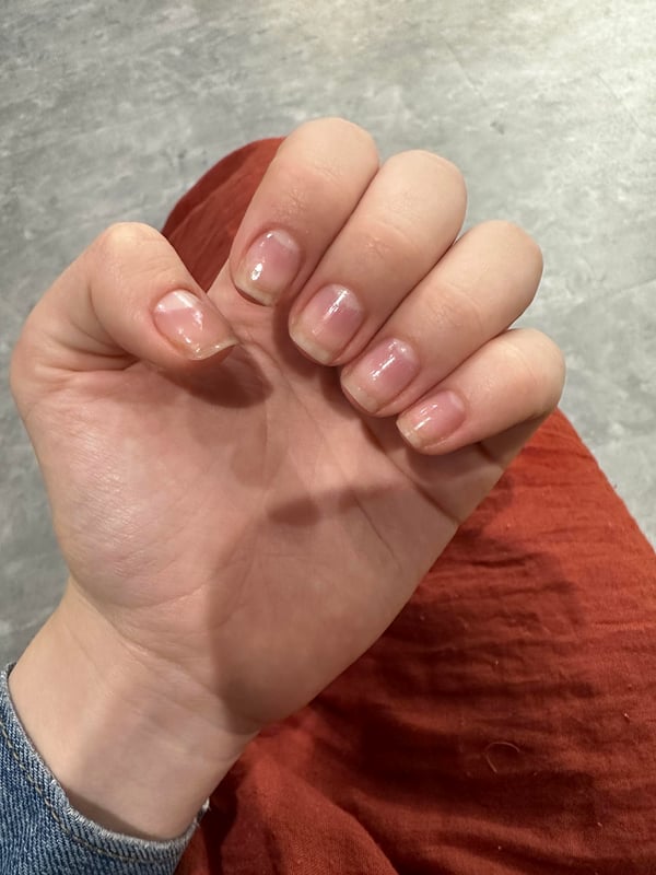 Picture by WinniHawkws saying 'Why Do My Nails Constantly Looked Dirty?'