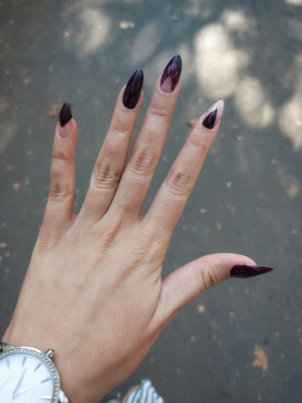 Picture by SebsLittleBunny saying 'It's September, So It's Time For Burgundy...right?'