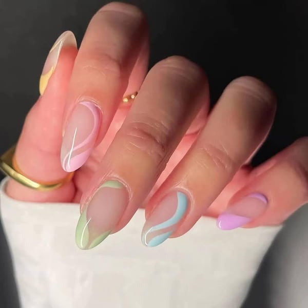 Picture by strawberriesandboba saying 'How Much Do You Think These Would Cost For Gel Nails?'