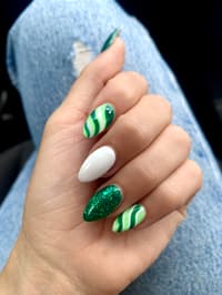 Summery Green Swirls