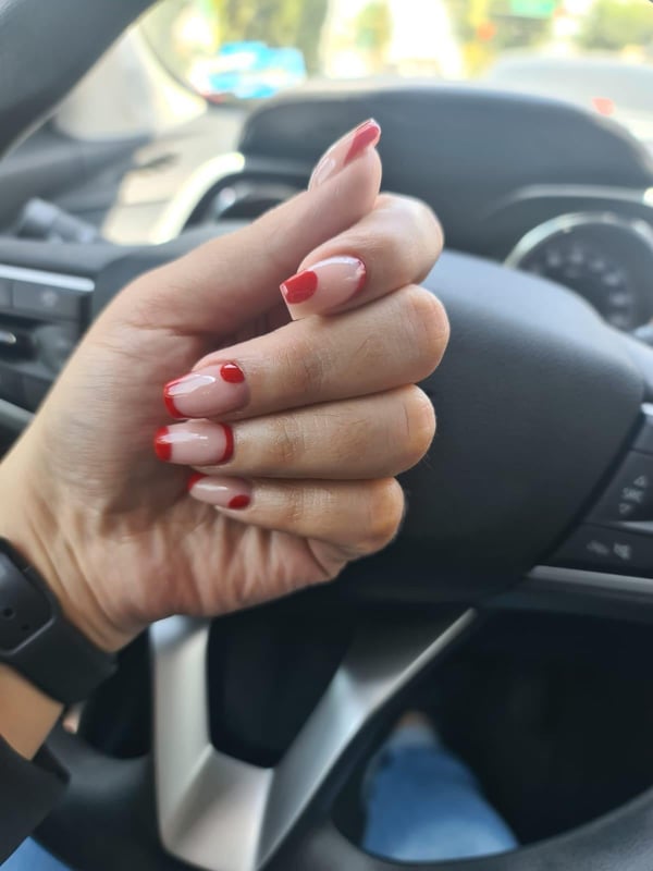 Picture by Car_Sweet_ saying 'Nude And Red 💅🆙'