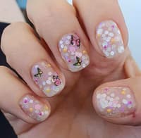 Butterflies For Short Nails