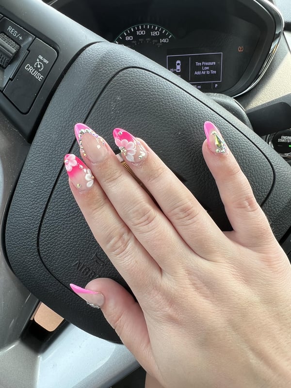 Picture by bipolarshortbitch showing 'My Barbie Nails For This Weekend!' number 3