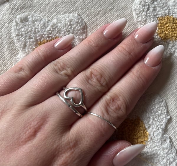 Picture by shesingssoso saying 'Ombre Nails airbrushed For A Wedding'