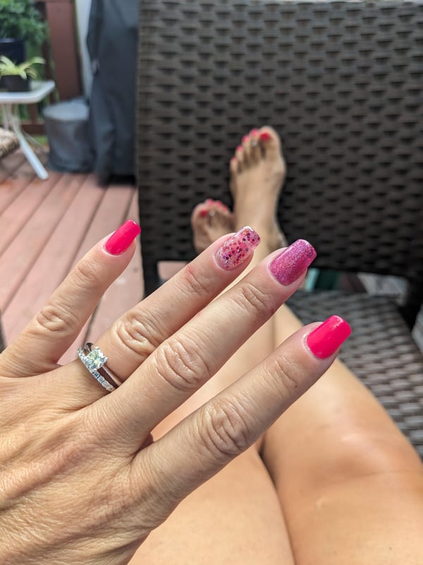 Picture by STLt71 saying 'Barbie Nails'