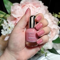 Taking A Break From Shimmers. Classic Pink Mani Using Kiko Milano Perfect Gel #104