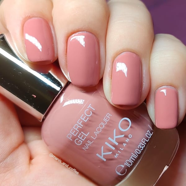 Picture by irycente93 showing 'Taking A Break From Shimmers. Classic Pink Mani Using Kiko Milano Perfect Gel #104' number 2