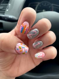 Some Birthday Nails I Gave To Myself🎂