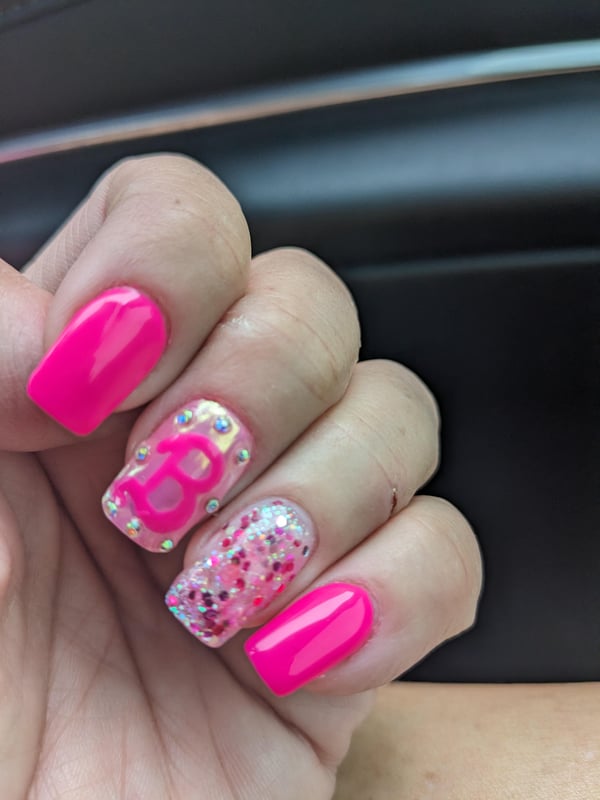 Picture by STLt71 saying 'Barbie Nails Take 2'