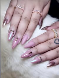 Classy Barbie Nail Vibes