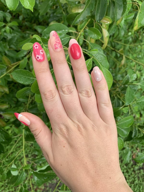 Picture by fruitsnackqween showing 'My Take On Barbie Nails 💖' number 2