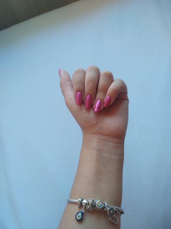 Picture by Greatem721 saying 'I Know Everybody Already Posted But I Wanted To Share My Barbie Nails 💓💅'