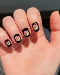 I Love My Little Teddy Bears 🥰 Took Me Way Too Long To Do Them But Gosh They're So Cute