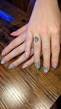 Strawberry Frog Nails I Did On My Friend