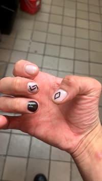 Gf Made My Nails!