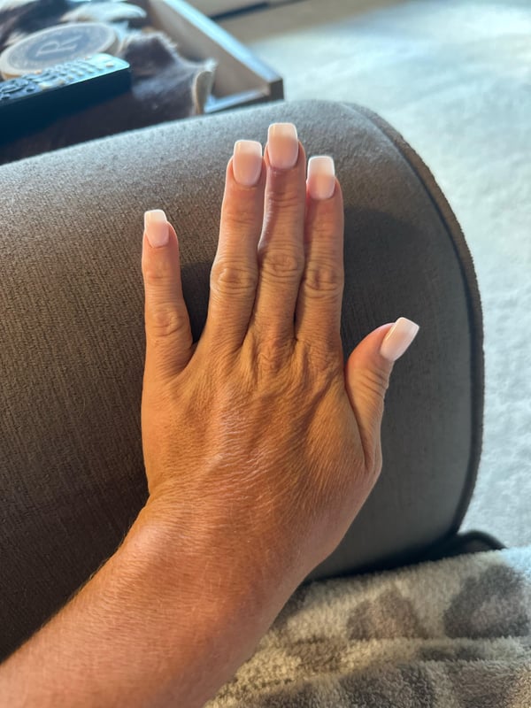 Picture by Leathermoss showing 'I Feel Like I Have Giant Donkey Teeth On My Fingers. Can I Ask For A Re-do From The Salon. I Can Hardly Stand Looking At Them.' number 1