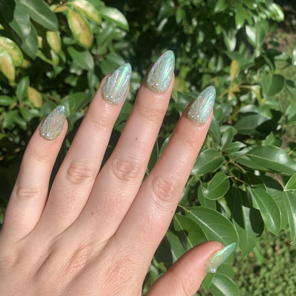 Picture by fruitsnackqween saying 'Submitted These For A Nail Design Challenge - How’d I Do?'