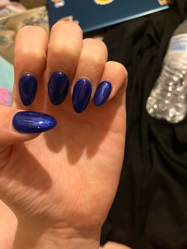 Picture by beesknees690 saying 'Recently Got My Nails Done And I’m Obsessed'