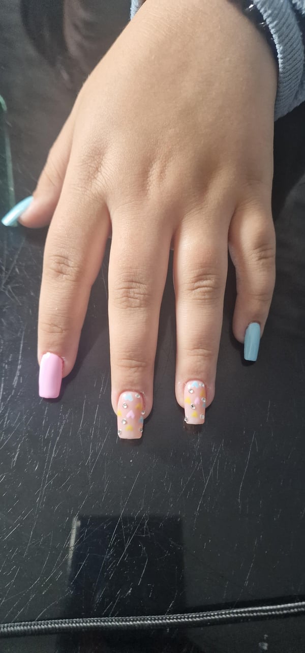 Picture by AmyBums88 saying 'I Did My Daughters Nails For Her 14th'