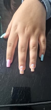 I Did My Daughters Nails For Her 14th