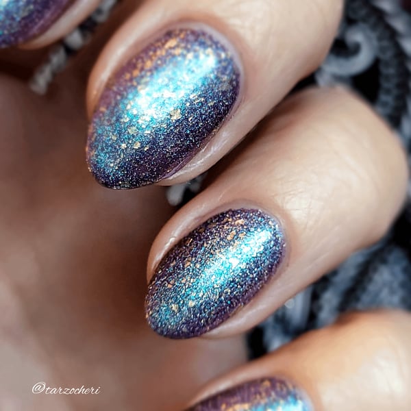 Picture by JoyousAnimal saying 'Sparkly Finger Galaxies'