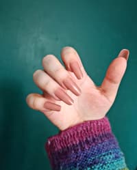 Simple And Minimalistic natural Nail Length