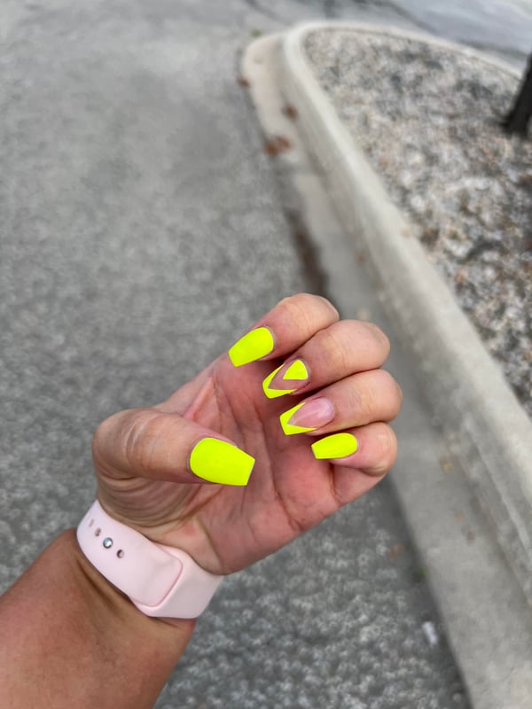 Picture by Far-Ad2043 saying 'Nails Brighter Than My Fucking Future - Office Manager Ain’t Gonna Be Having It Monday 😂😂😂'