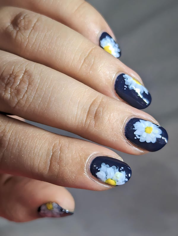 Picture by spicyxcinnamon showing 'Some Hand Painted Chrysanthemum Flowers' number 4