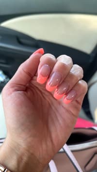 Peach Nails For Summer 😊🩷