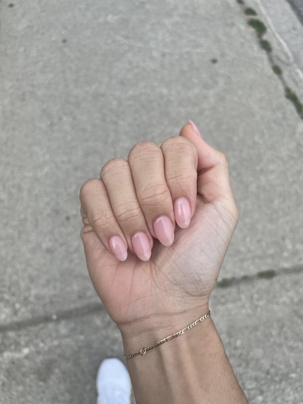 Picture by Deerioca saying 'Sheer Nude Pink 💕'