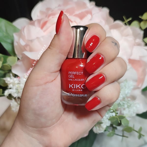 Picture by irycente93 saying 'Nothing Beats A Classic Red Manicure ❤️ 💅 - Kiko Milano Perfect Gel In Shade #114'