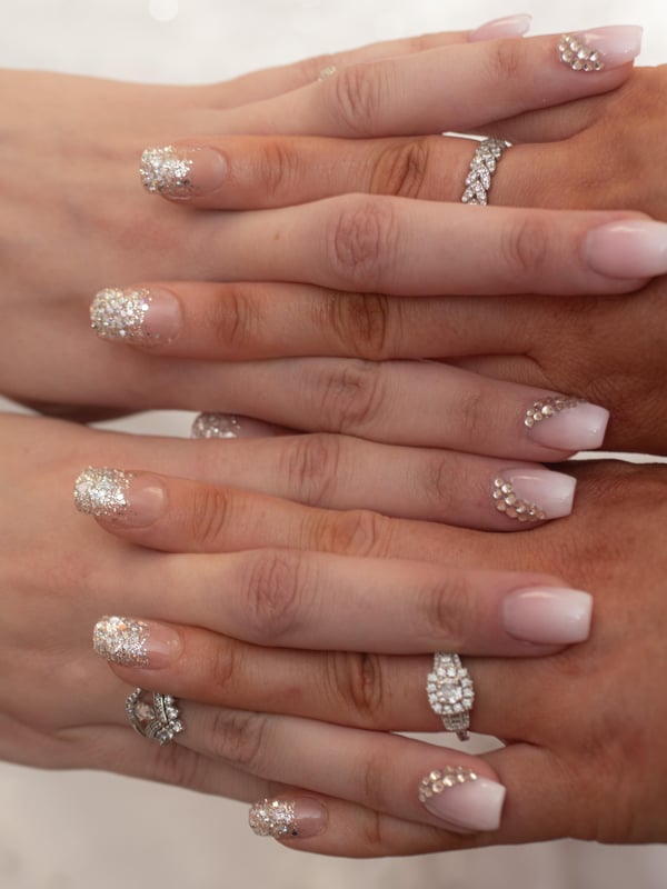 Picture by The_sponge_is_a_lie saying 'Wedding Nails For Me And My Best Friend'