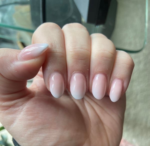 Picture by No-Zookeepergame-854 saying 'Went To A New Nail Tech… What Do You Guys Think?'