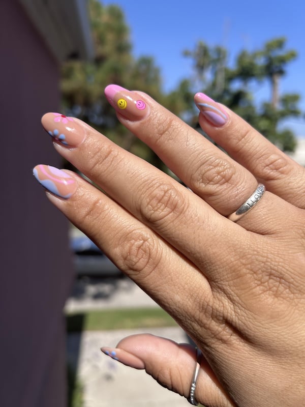 Picture by buttcracklint showing 'Repost: My 1st Attempt At DIY Builder Gel And Gel Mani Done By Me. How Did I Do?' number 2