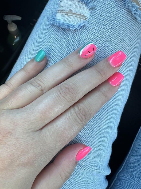 Picture by Hopeful-Nihilist saying 'Last Chance For Summer Nails 🍉'