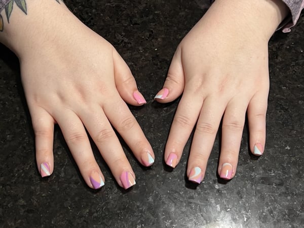 Picture by lfernandes showing 'Girl-dad Here! I Learned How To Do Gel Nails For My Daughters. Came For Feedback And Advice On How To Improve!' number 3