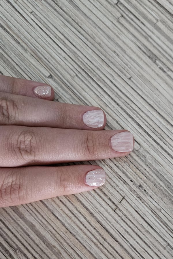 Picture by ImpressivePower3083 saying 'New To Nails! 2nd Set I Have Ever Done'