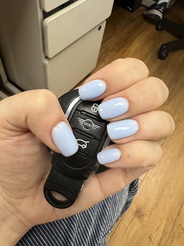 Picture by cricri20 showing 'Powder Blue Nails 🤌🏼🧊🦋' number 1