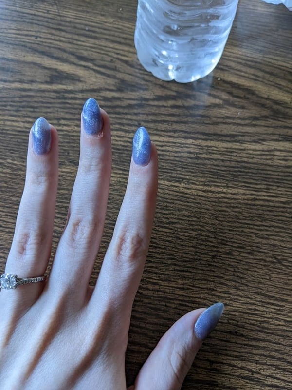 Picture by gayice showing 'Got My First Gel Mani For My Engagement Photos.' number 2