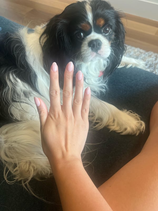 Picture by barbierabies showing 'Fresh, Clean Mani + Bonus Puppy' number 2