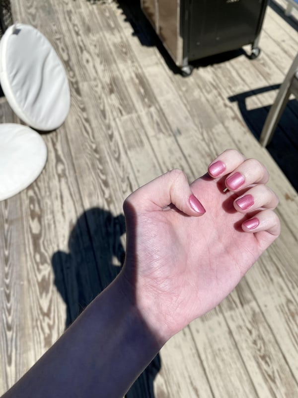 Picture by Violetteotome showing 'I’ve Been Having A Hard Time And I Never Do My Nails, Ever, But I Decided To Try And To Cheer Myself Up. Feel Really Proud For Once' number 1