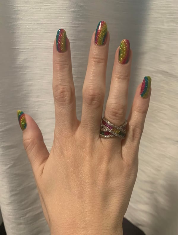 Picture by ontether saying 'Watermarble 🌈'