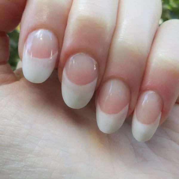 Picture by Moosycakes showing 'First Time Sculpting A French Tip + 3D Flowers' number 2