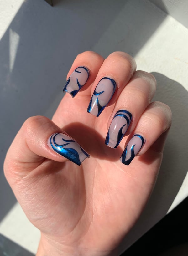 Picture by beingniceiscoool saying 'Back Again To Hype Up My Nail Person'