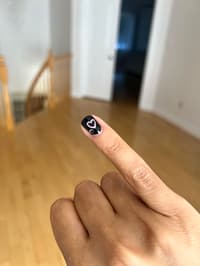 Did One Nail To Practice For My Exam, First Time What Do You Think?