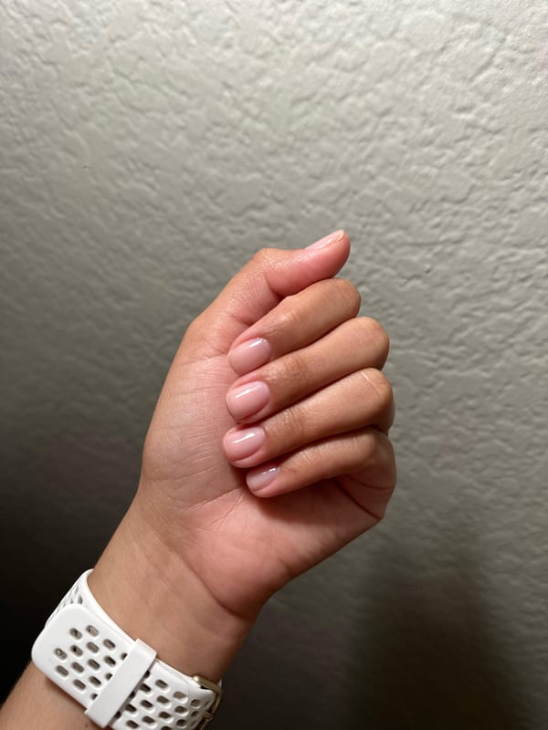 Picture by brownGoddess01 saying 'Nude Gel 😍'