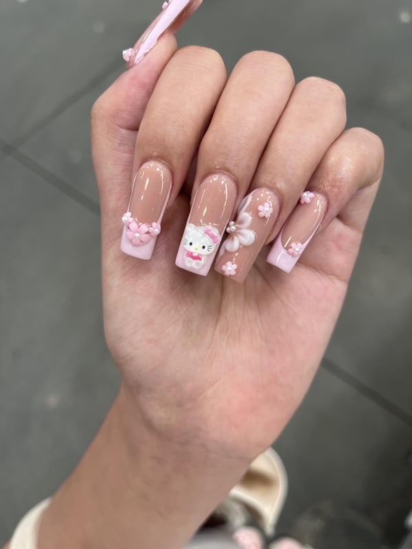 Picture by booticheek showing 'Hello Kitty Nails!' number 2