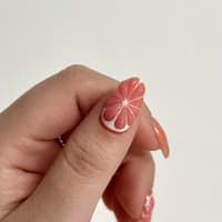 Grapefruit Nails